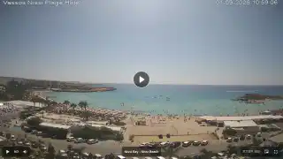 Thumbnail September 1, 2026 08:00 Ayia Napa Cyprus - Nissi Beach Panorama
