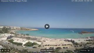 Thumbnail September 1, 2026 13:00 Ayia Napa Cyprus - Nissi Beach Panorama
