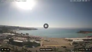Thumbnail September 2, 2026 06:00 Ayia Napa Cyprus - Nissi Beach Panorama