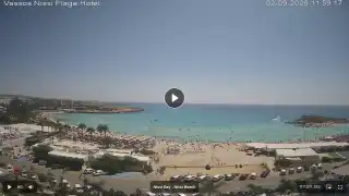 Thumbnail September 2, 2026 09:00 Ayia Napa Cyprus - Nissi Beach Panorama
