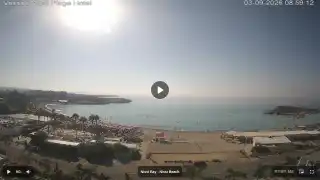 Thumbnail September 3, 2026 06:00 Ayia Napa Cyprus - Nissi Beach Panorama
