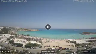 Thumbnail September 3, 2026 11:00 Ayia Napa Cyprus - Nissi Beach Panorama