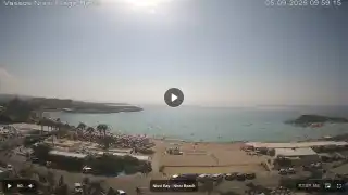 Thumbnail September 5, 2026 07:00 Ayia Napa Cyprus - Nissi Beach Panorama