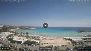 Thumbnail September 8, 2026 11:00 Ayia Napa Cyprus - Nissi Beach Panorama