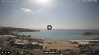Thumbnail September 10, 2026 07:00 Ayia Napa Cyprus - Nissi Beach Panorama