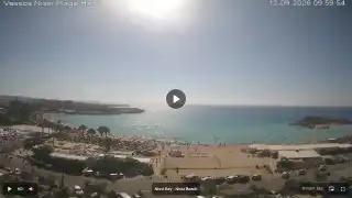 Thumbnail September 12, 2026 07:00 Ayia Napa Cyprus - Nissi Beach Panorama