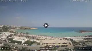 Thumbnail September 14, 2026 12:00 Ayia Napa Cyprus - Nissi Beach Panorama