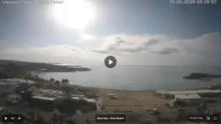 Thumbnail September 18, 2026 06:00 Ayia Napa Cyprus - Nissi Beach Panorama