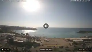 Thumbnail September 20, 2026 06:00 Ayia Napa Cyprus - Nissi Beach Panorama