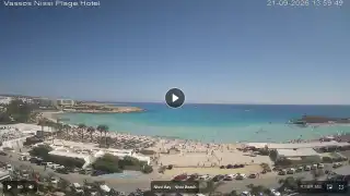 Thumbnail September 21, 2026 11:00 Ayia Napa Cyprus - Nissi Beach Panorama