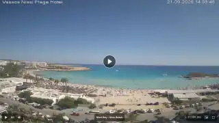 Thumbnail September 21, 2026 12:00 Ayia Napa Cyprus - Nissi Beach Panorama