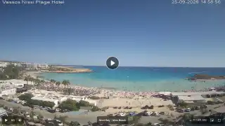 Thumbnail September 25, 2026 12:00 Ayia Napa Cyprus - Nissi Beach Panorama