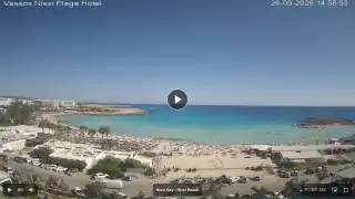 Thumbnail September 26, 2026 12:00 Ayia Napa Cyprus - Nissi Beach Panorama