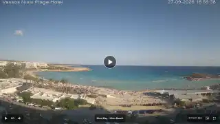 Thumbnail September 27, 2026 14:00 Ayia Napa Cyprus - Nissi Beach Panorama
