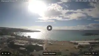 Thumbnail September 28, 2026 06:00 Ayia Napa Cyprus - Nissi Beach Panorama