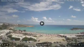 Thumbnail October 1, 2026 11:00 Ayia Napa Cyprus - Nissi Beach Panorama