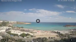 Thumbnail October 1, 2026 13:00 Ayia Napa Cyprus - Nissi Beach Panorama