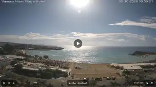 Thumbnail October 2, 2026 07:00 Ayia Napa Cyprus - Nissi Beach Panorama
