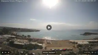 Thumbnail October 4, 2026 07:00 Ayia Napa Cyprus - Nissi Beach Panorama