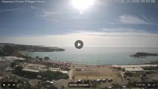 Thumbnail October 5, 2026 07:00 Ayia Napa Cyprus - Nissi Beach Panorama