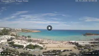 Thumbnail October 5, 2026 12:00 Ayia Napa Cyprus - Nissi Beach Panorama