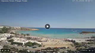 Thumbnail October 7, 2026 12:00 Ayia Napa Cyprus - Nissi Beach Panorama