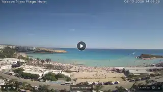 Thumbnail October 8, 2026 12:00 Ayia Napa Cyprus - Nissi Beach Panorama