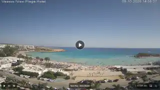 Thumbnail October 9, 2026 12:00 Ayia Napa Cyprus - Nissi Beach Panorama