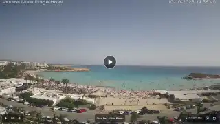 Thumbnail October 10, 2026 12:00 Ayia Napa Cyprus - Nissi Beach Panorama