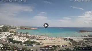 Thumbnail October 11, 2026 12:00 Ayia Napa Cyprus - Nissi Beach Panorama
