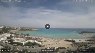 Thumbnail October 12, 2026 12:00 Ayia Napa Cyprus - Nissi Beach Panorama