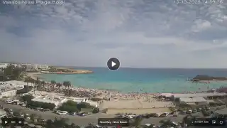 Thumbnail October 13, 2026 12:00 Ayia Napa Cyprus - Nissi Beach Panorama